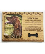 IRISH SETTER Dog Profile Laser Engraved Wood Picture Frame Magnet - $9.90