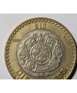 2007 $10  Bi-Metal Mexico Standard Circulation Coin - $10.90 CAD
