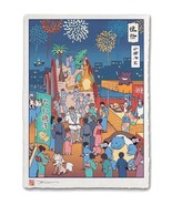 Pokemon Summer Festival Japanese Edo Style Giclee Poster Print Art 12x17... - £66.87 GBP