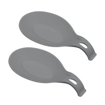 uxcell Silicone Spoon Rest, 9.25&quot; x 4.72&quot; Heat Resistant Kitchen Utensil Holder  - £16.59 GBP