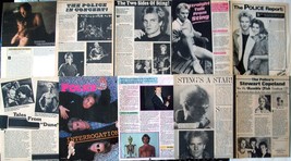 STING ~ Fourteen (14) Color and B&amp;W Vintage ARTICLES from 1982-1988 ~ Cl... - £10.29 GBP