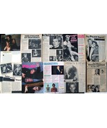STING ~ Fourteen (14) Color and B&amp;W Vintage ARTICLES from 1982-1988 ~ Cl... - $241.88 MXN
