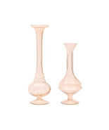 Pink Glass Stem Vase (Set of 2) - $52.38