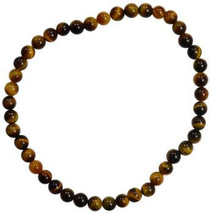 4mm Tiger Eye Stretch Bracelet - £38.35 GBP