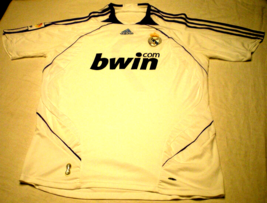 Real Madrid #7 Raul Gonzalez Xl Adidas La Liga Football Soccer 2007-2008 Jersey - £78.89 GBP