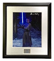 Daisy Ridley Autograph 16x20 Photo Framed Rey Star Wars The Force Awakens Bas - £556.43 GBP