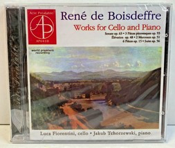 Rene de Boisdeffre Works for Cello &amp; Piano CD,Sonate op. 63,Pieces pitcoresques - $19.99