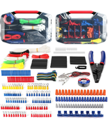 582-Piece Electrical Repair Kit - Crimp Terminals, Connectors, Heat Shri... - €41,48 EUR