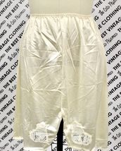 Vintage Mary Jane Half Slip Ivory Lace Antron III Nylon Lace Womens M NIP - $25.69