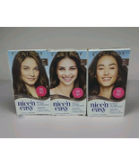 3 Clairol Nice&#39;n Easy Permanent Hair Color 100% Gray Cover 4G, 5, 5C  Brown - $25.84 CAD