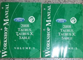 2008 Ford Taurus X Mercury Sable Service Shop Workshop Repair Manual Set OEM - £47.02 GBP