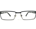 Alberto Romani Eyeglasses Frames AR 810 BK Black Rectangular Full Rim 52... - $55.91