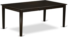 East West Furniture Dining Het-Cap-T Modern Table Rectangular, Capuccino Finish - £405.26 GBP