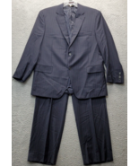 Jos. A. Bank 2 Piece Suit Men&#39;s 44R Multi Pinstripe Single Breasted Notc... - $65.09