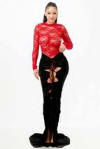 Lace Bodysuit &amp; Mermaid Skirt - £36.56 GBP