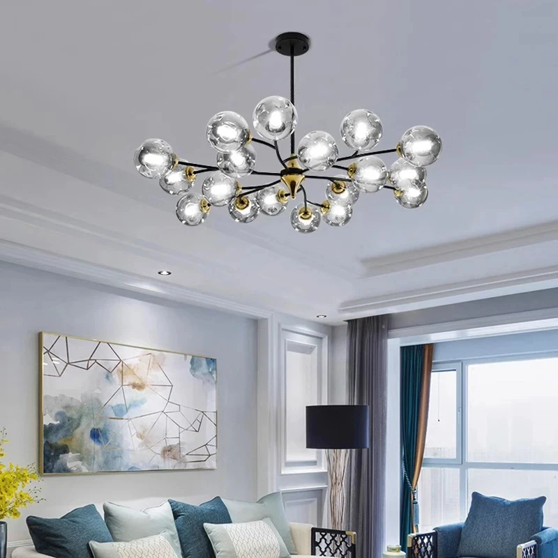 Nordic smart home decoration Chandeliers living room decoration Pendant lights - £191.73 GBP+