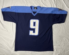 Logo Athletic Tennesse Titans Steve McNair Jersey Men’s XL Blue #9 NFL F... - $373.63 MXN