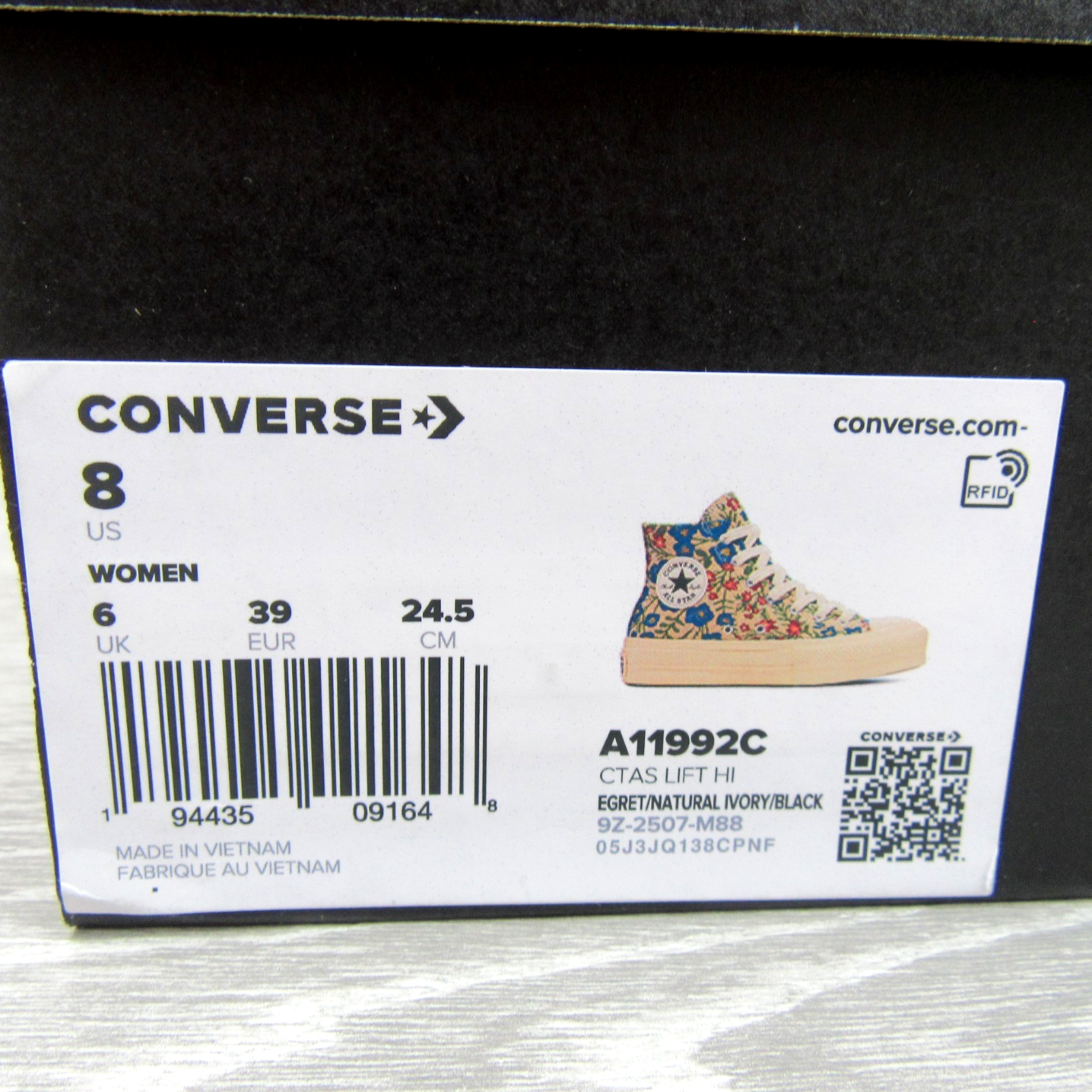 Converse CTAS Lift Platform Floral Tapestry Women's Size 8 Shoes NEW A11992C Item image 15