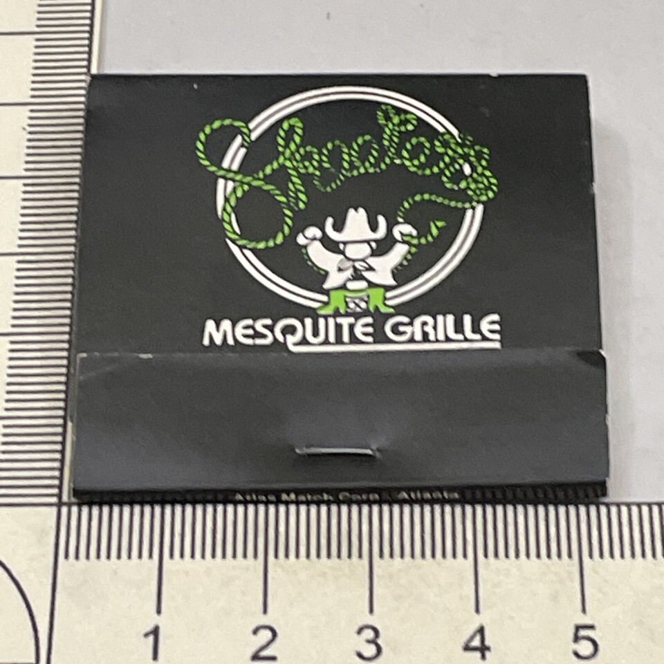 Vintage Matchbook Cover Skeeters Mesquite Grille  N. Druid Hills-Gwinnet... - $12.38 Vintage Matchbook Cover Skeeters Mesquite Grille  N. Druid Hills-Gwinnet... - $12.38