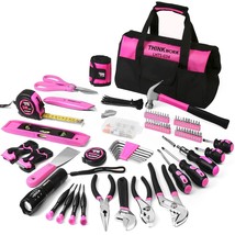 Pink Tool Set - 207 Piece Lady&#39;S Portable Home Repairing Tool Kit With 1... - £65.12 GBP