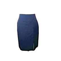Banana Republic Straight Pencil Skirt Black Women Size 0 Front Slit - £18.62 GBP