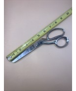 Vintage Foremost Dress Makers Shears Chrome Plated 8&quot; Premax Premana Italy - $365.87 MXN