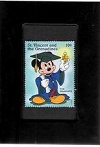 Framed Stamp Art - Disney Stamp Art - Mickey Mouse, The Graduate - £7.01 GBP