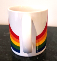 FTD Especially For You Vintage 80s Rainbow Coffee Mug Made in Korea Pride LGBTQ - £7.93 GBP