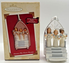 Hallmark Keepsake Ornament Angels We Have Heard Motion Music Light 2003 U74 - £12.57 GBP