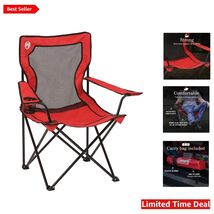 Broadband Quad Camping Chair Cool Mesh Back &amp; Cup Holder 250 lbs Capacity - $83.11