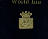 World Inn Menu Best Western Napa California 1980&#39;s - £23.77 GBP