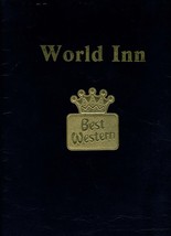 World Inn Menu Best Western Napa California 1980&#39;s - £23.36 GBP