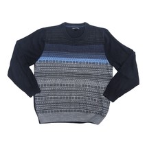 Tricots St Raphael Striped Crew Neck Knit Sweater Large - £20.09 GBP