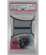 2018 Topps Diamante Icone Mike Piazza Auto RELIC Rosso PSA 8 Come Nuovo # - $629.60