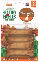 Nylabone Healthy Edibles Chews Bacon Petite - 8 count - £13.72 GBP