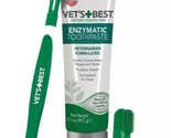 Vet’S Best Dog Toothbrush and Enzymatic Toothpaste Set - Teeth Cleaning ... - $14.99