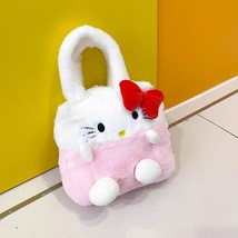 Cute Sanrio Plush Backpack My Melody Plushie Bag  Kt Cat Handbag Kawaii Stuffed  - $123.16