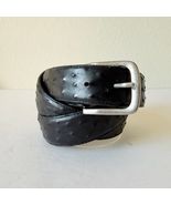NEW Rod Patrick Mens Western Belt Black Full Quill Ostrich 1.5" Straight... - $212.85