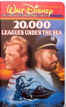 Disney&#39;s 20,000 Leagues Under The Sea [VHS 1997] 1954 Kirk Douglas, Peter Lorre - £0.89 GBP