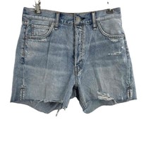 Rag &amp; Bone Blue Vintage Cut Off High Rise Distressed Denim Shorts Womens... - £29.07 GBP