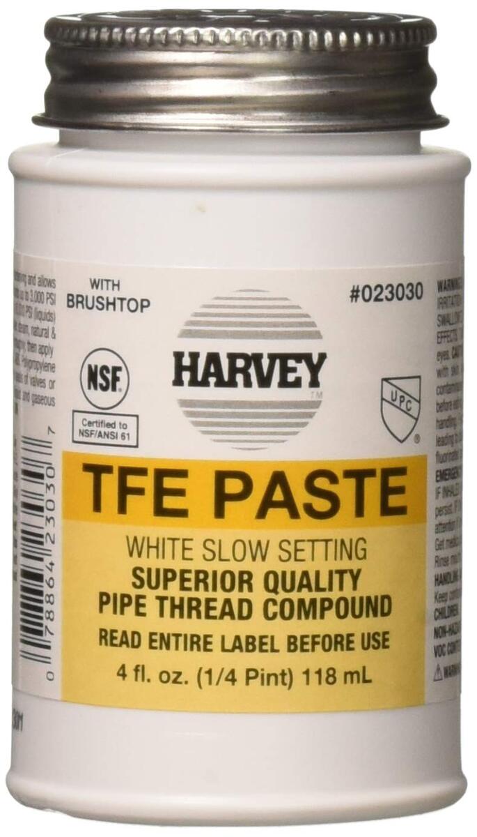 Harvey 23030 Oatey 0 Pipe Thread Compound, 4 Oz, Brush top Plastic Jar, ... - $18.82