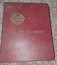 1960 Super Chevrolet Service Flat Rate Schedule for Chevy - £25.84 GBP