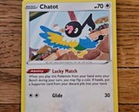 Pokemon TCG Rebel Clash Card | Chatot 142/192 Uncommon - £1.50 GBP
