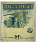 Vintage Gold Dust Metal Tin Wall Art Fairbanks Washing Powder Wall Sign ... - €22,91 EUR