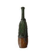 Sexton Mid Century Modern Metal Wine Bottle Wall Art Green Brown MCM - $34.20