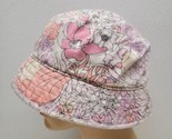 Liberty of London For Target Flower Beach Sun Bucket Hat Pink Floral Wom... - $19.70