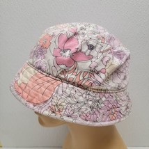 Liberty of London For Target Flower Beach Sun Bucket Hat Pink Floral Wom... - $19.70