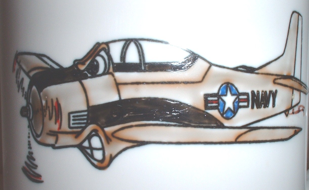 North American T-28 Trojan ceramic coffee mug &quot;Mark&quot; NAS 2007 - $15.00
