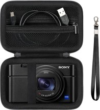 Hard Travel Case For Sony Rx100 Vii/ Rx100 Vi/ Rx100 V/ Rx100 Iv/ Rx100, Black - £33.63 GBP