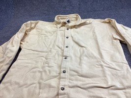 Vintage Wek Shirt Men’s 2XL Long sleeve Button up front 90s USA cotton - £15.57 GBP